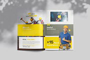 Construction Brochure Template, a Brochure Template by Designsoul14 (Thumbnail 4 of 10)