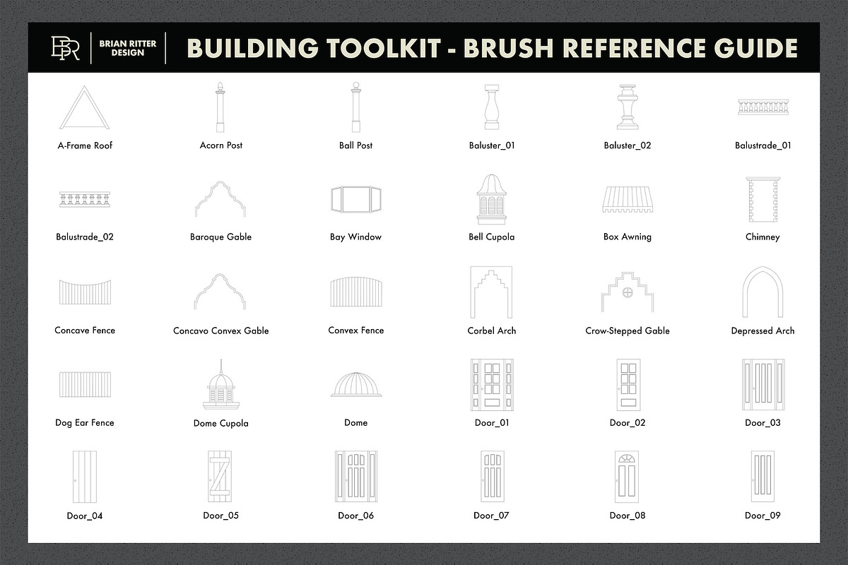 Building Toolkit, a Brush Add-On by Brian Ritter Design (Photo 6 of 10)