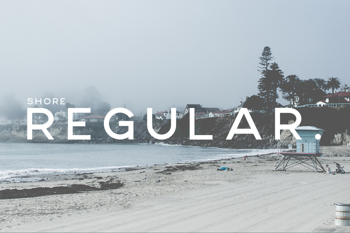 Shore | A Carefree Font Family preview 2