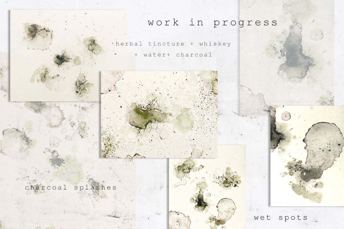 CHARCOAL & GOLD GRAPHIC COLLECTION, a Texture Illustration by Luna Dreams (Photo 11 of 11)