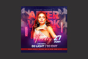 After Work Party Flyer, a Flyer Template by DSGraphicDesign (Thumbnail 2 of 2)