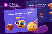 Emoty - 3D Party Emoji, a Characters & Person 3D Model by Illustraly Design (Thumbnail 6 of 8)