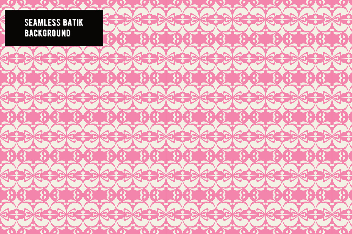 Seamless Batik Background, a Pattern Graphic by mesuka