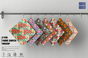 Hanging Fabric Mockup 6 PSD, a Merchandise Mockup by GraphicVil (Thumbnail 1 of 6)