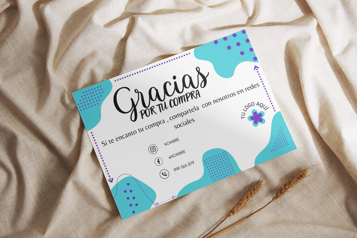 Business thank you card, a Card Template by JoDiFe (Photo 2 of 6)