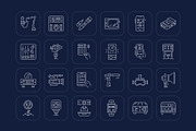 Multimedia Icon Art Set, an Outline Icon by Prosymbols (Thumbnail 6 of 7)
