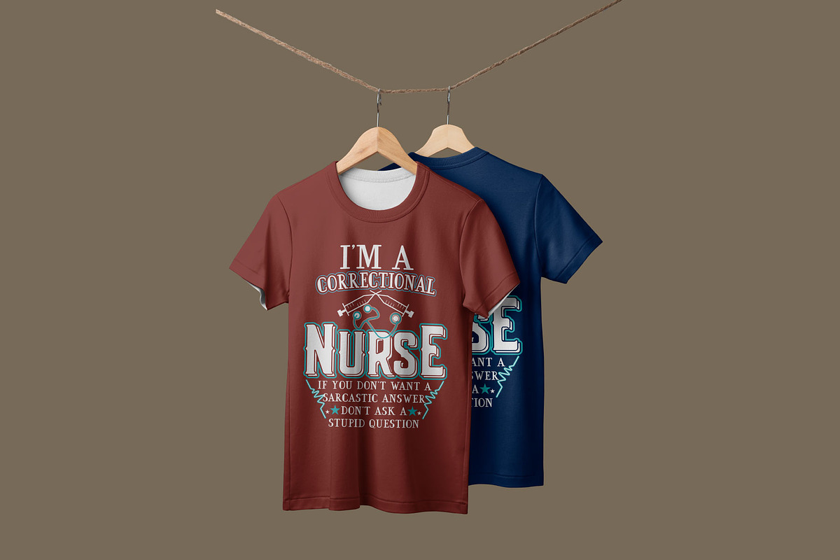 Correctional Nurse Shirt Design, a Graphic by Vector Portal (Photo 5 of 5)