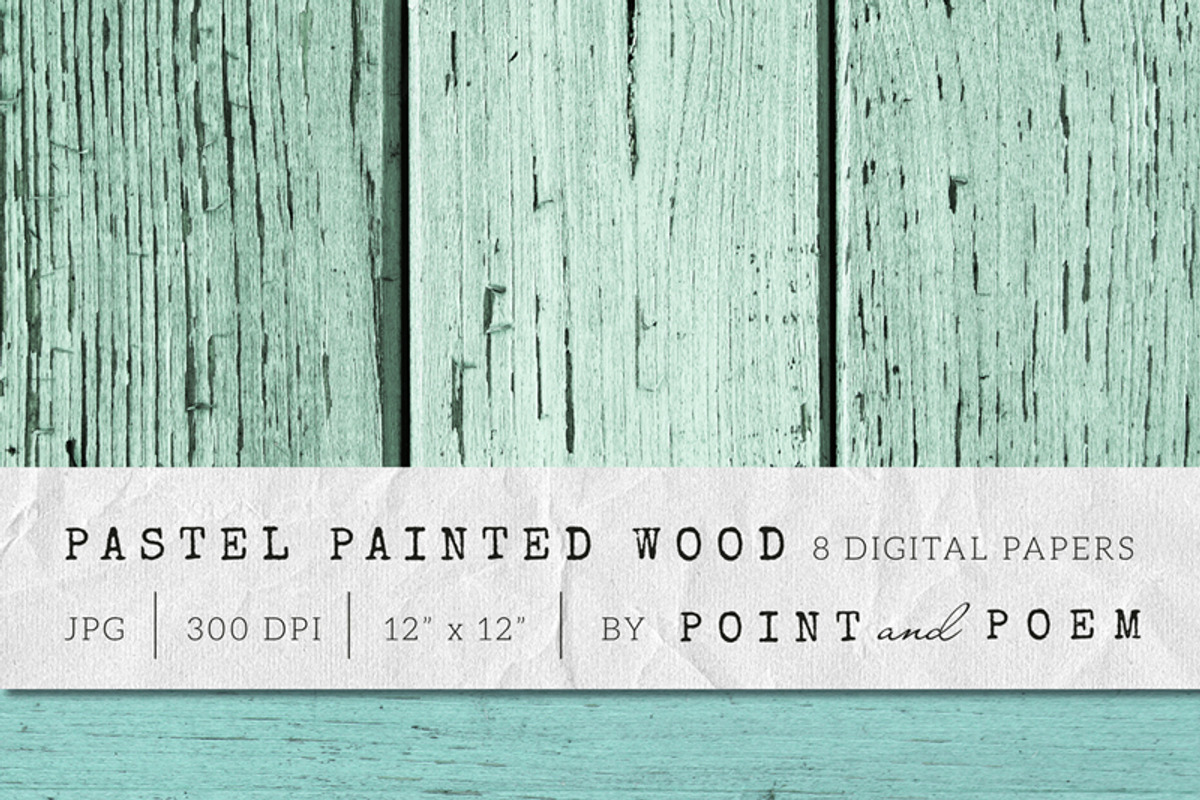 Wood Texture - Painted Pastel Wood preview 5