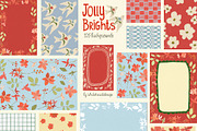 Christmas Backgrounds & Frames, a Decorative Illustration by whiteheartdesign (Thumbnail 3 of 20)
