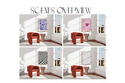 FRAME MOCK UP IN MODERN SPACE, a Product Mockup by N digital designs (Thumbnail 5 of 5)