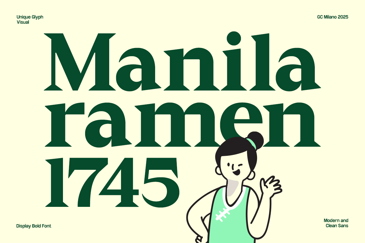 GC Milano – Strong Serif Elegance, a Serif Font by Glyphonic (Photo 7 of 15)