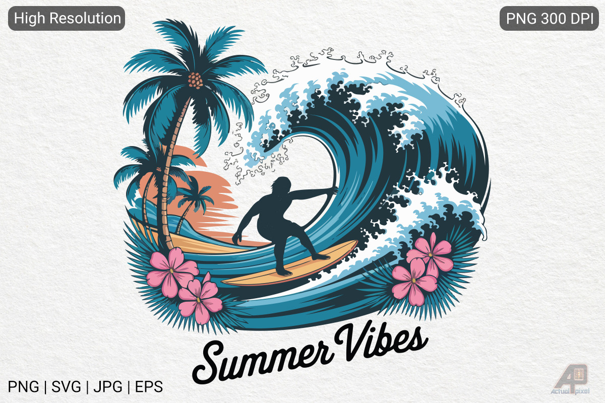 Summer Surfing Sublimation Bundle, a Photo by Actual Pixel (Photo 10 of 13)