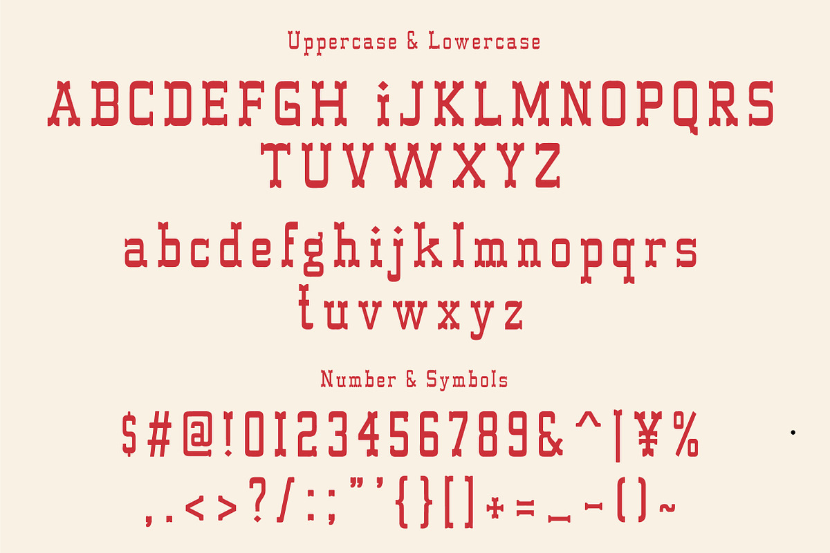 Dusty Western Font, a Slab Serif Font by Meow Creation (Photo 2 of 10)