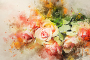 Splatter Watercolor Photoshop Action, an Action Add-On by GorynArt (Thumbnail 15 of 20)