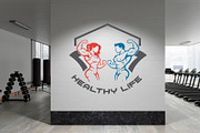 Custom Fitness & Gym Logo Design, a Branding & Logo Template by YUDesignStore (Thumbnail 2 of 8)