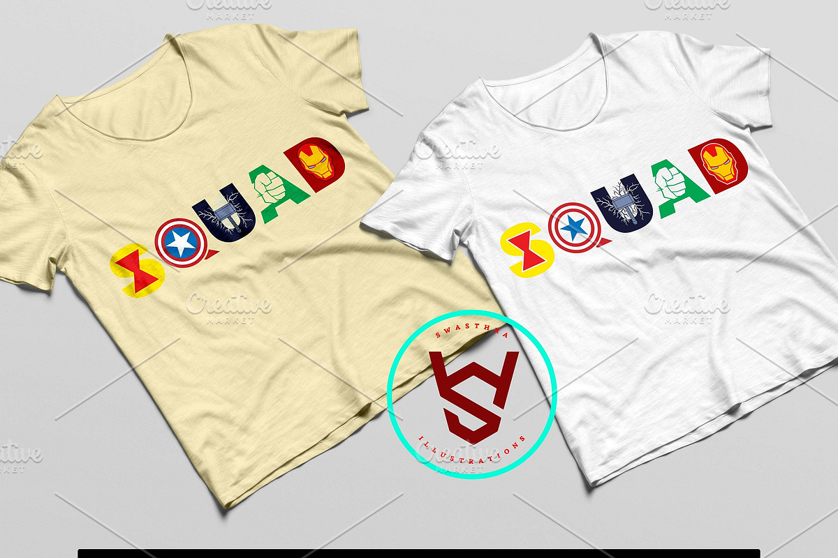 Avenger Superhero Squad Vector SVG, an Object Graphic by FancyDesignStudio (Photo 5 of 6)