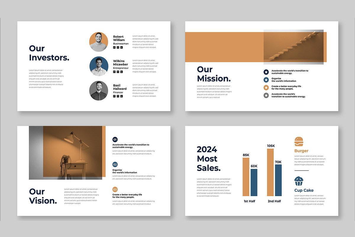 Annual Report PowerPoint Template, a Presentation Template by Mighty-Slide (Photo 4 of 6)