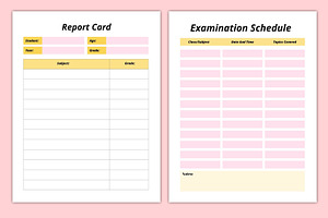 2024 Student Planner Canva Template