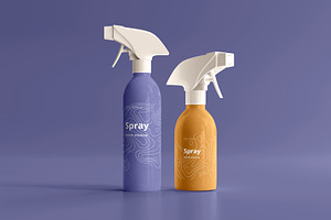 Spray Bottle Mockups