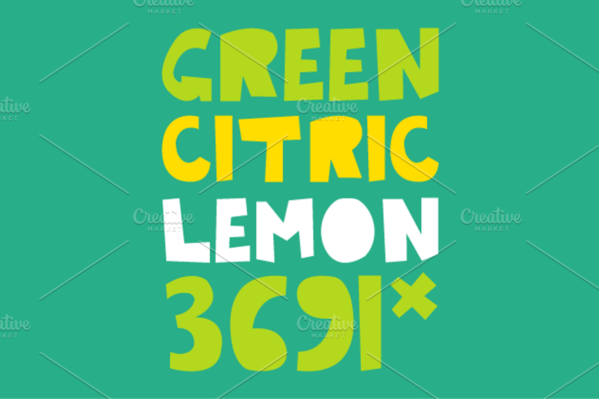 Lemonade Font preview 3