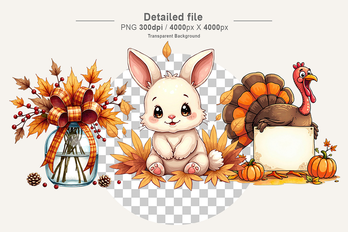 Autumn Watercolor Clipart Bundle, an Illustration by Artnoy (Photo 3 of 8)