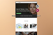 Bridgeway Tax Preparation Website, a WordPress Template by Templatelabsdesign (Thumbnail 1 of 10)