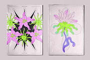 Wavy Flora - Flowers and Shapes, a Decorative Illustration by Leila Divine (Thumbnail 8 of 15)