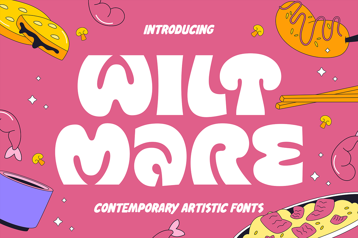 Wiltmare - Pop Cuisine Fonts, a Font by Konstantine Studio (Photo 1 of 4)