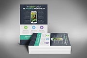 Flat Design Business Flyer, a Flyer Template by Creativenauts (Thumbnail 4 of 4)
