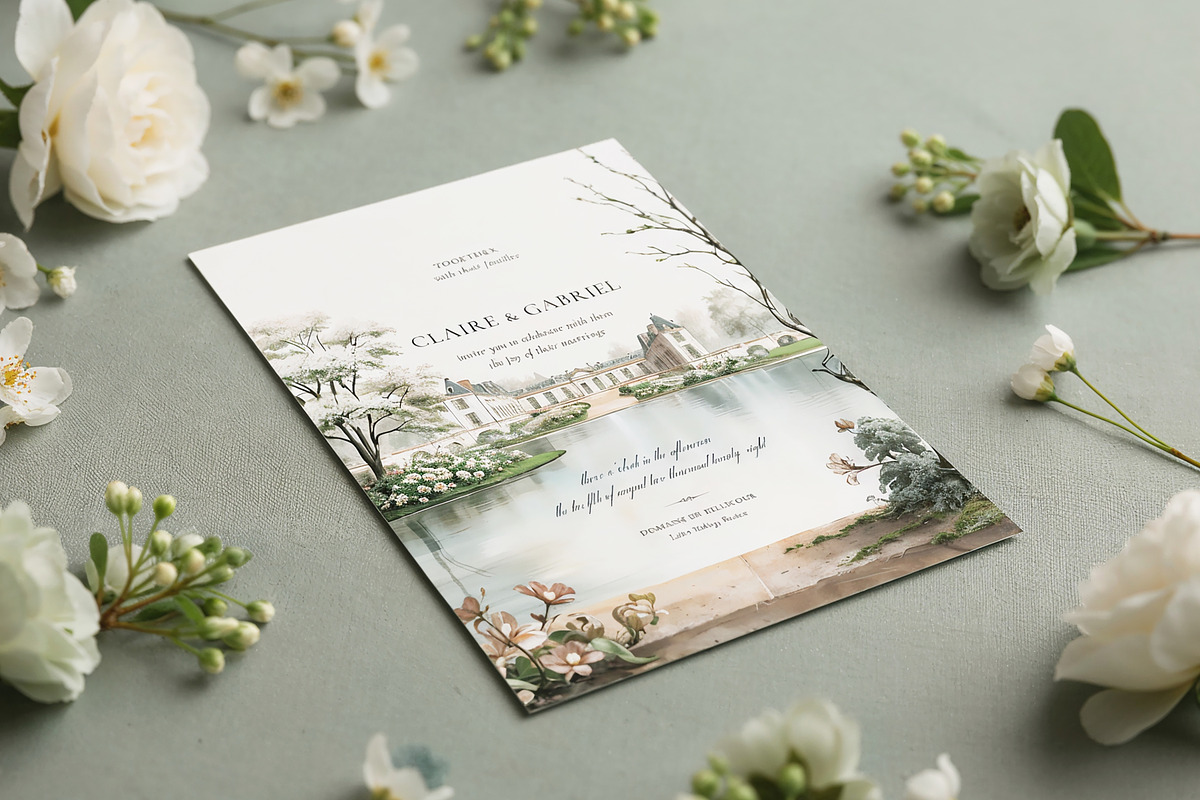 Timeless Garden | Wedding Invitation, a Print Template by by creative paper (Photo 6 of 6)