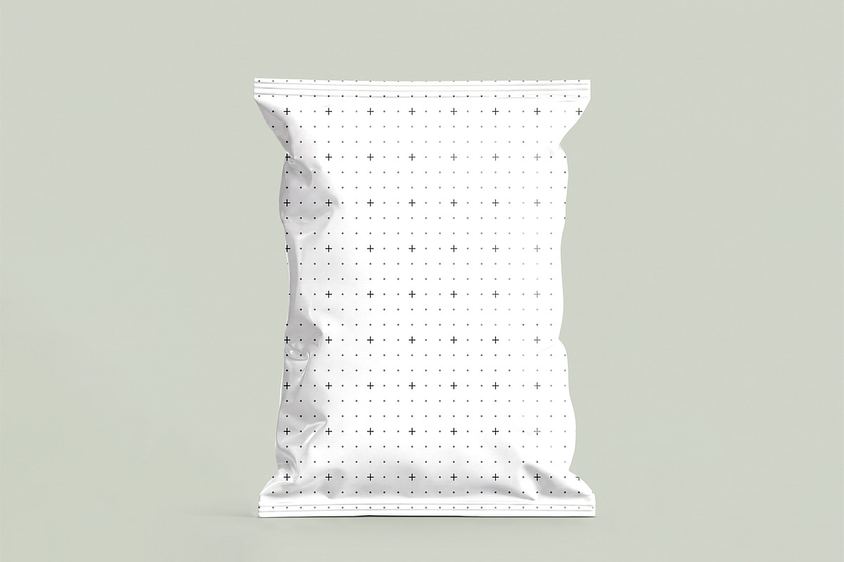 Potato Chips Snack Package Mockup, a Packaging Mockup by graphypix (Photo 3 of 4)