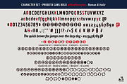Probeta Sans Bold & Italic -4 fonts, a Sans Serif Font by deFharo (Thumbnail 2 of 8)