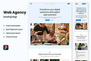 Web Agency - Landing Page Template, a Templates & Theme by RPWDS