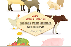 Farmer animals.