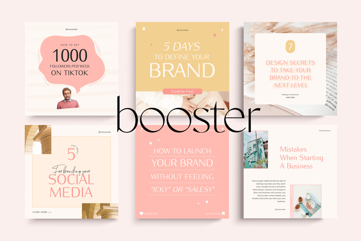 Engagement Booster Insta CANVA PS, a Social Media Template by Eviory (Photo 24 of 37)