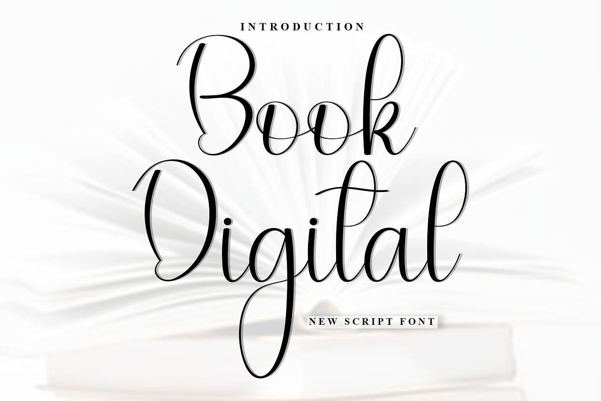 Book Digital, a Handwritten Font by FreshTypeINK (Photo 1 of 8)