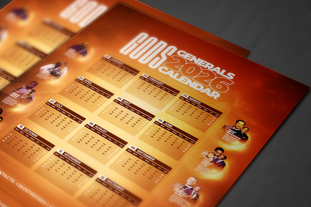 2026 Church Calendar Template Bundle, a Flyer Template by church flyer templates (Photo 7 of 9)