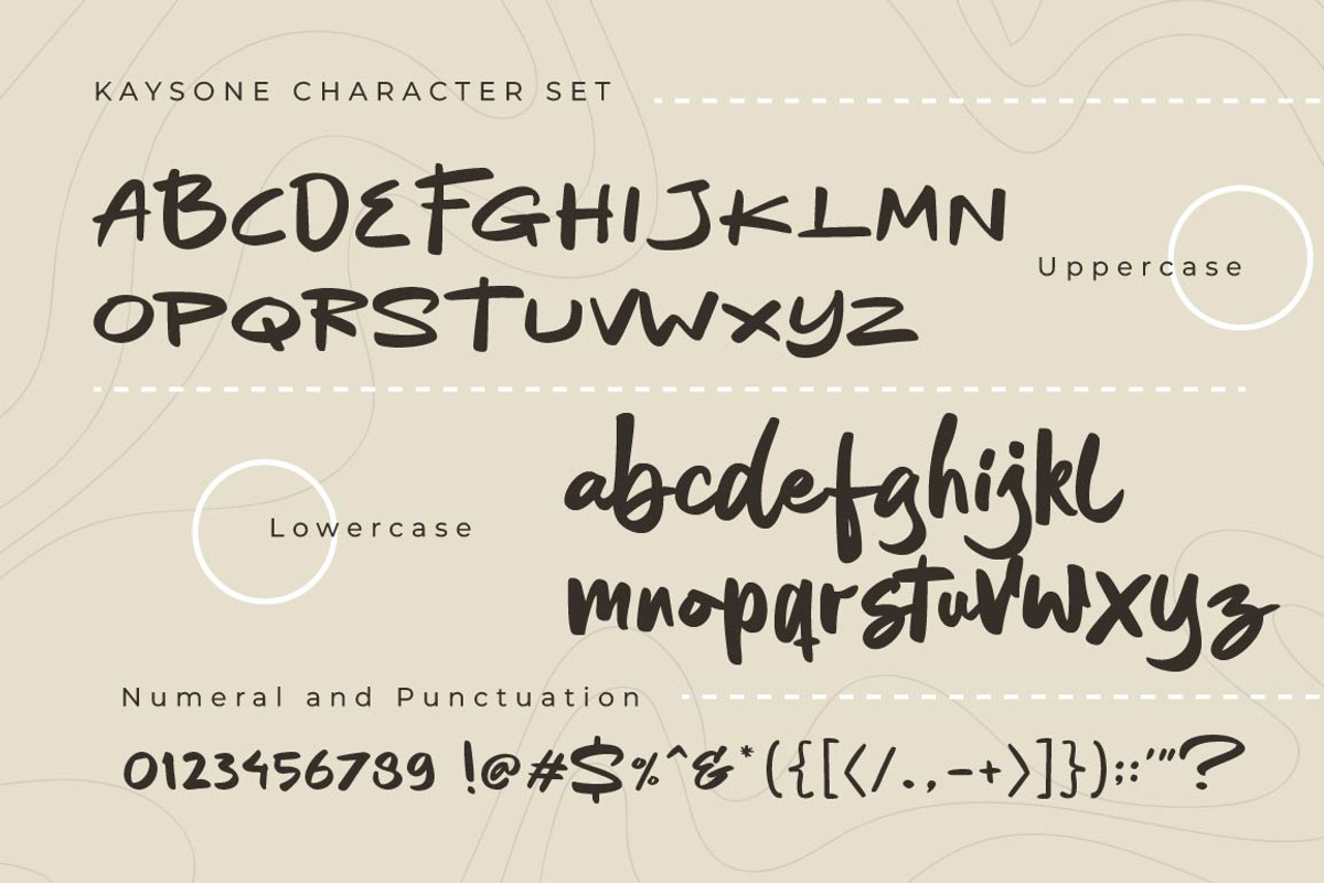 KAYSONE - Handwritten Script, a Script Font by Olexstudio (Photo 8 of 9)