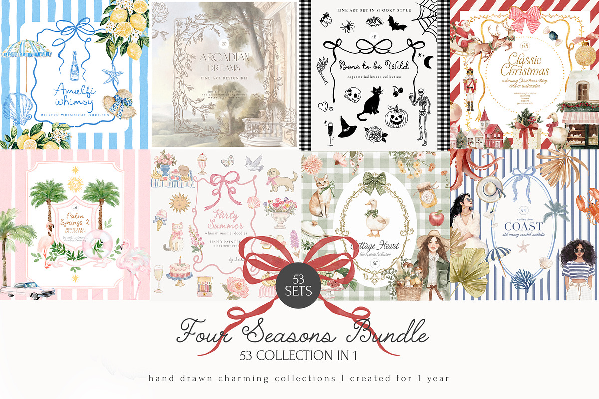 53 in 1 Four Seasons BUNDLE, a Graphic by Isabelle Salem (Photo 1 of 10)