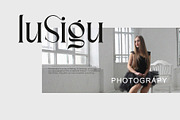 VINSTA Ligature Serif Typeface, a Serif Font by yaqublekker (Thumbnail 3 of 9)