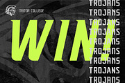 Triton Pro: Sports Font Family, a Sans Serif Font by ANDR35 (Thumbnail 6 of 12)