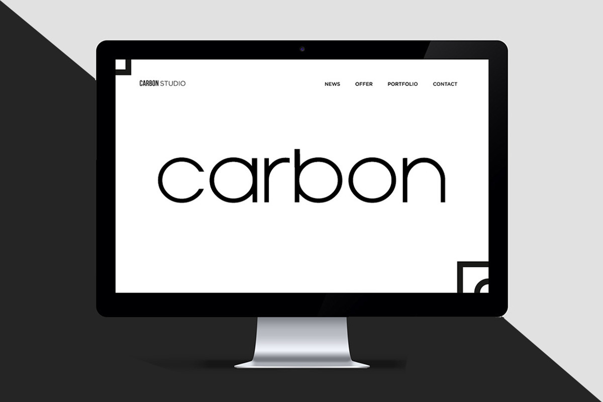 CARBON - Stylish Display Typeface