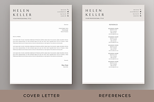 Teacher Resume & Cover Letter - Word