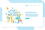 Ophthalmologist concept, a Healthcare Illustration by Good Studio (Thumbnail 1 of 3)