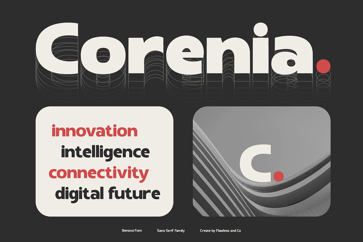 Benova - Family Sans Serif Font, a Sans Serif Font by Flawless And Co (Photo 4 of 10)