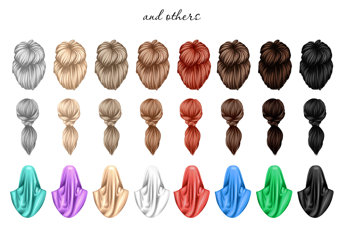 Natural hair clipart, an Illustration by Elenbushe (Photo 7 of 7)