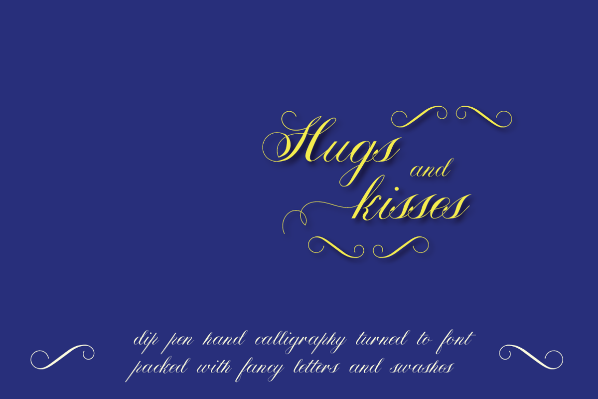 Calissa Pro font preview 3