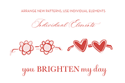 Hand Drawn Valentine Pattern Glasses, an Illustration by SarahOMaryDesigns (Thumbnail 4 of 4)