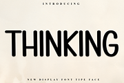 Thinking, a Sans Serif Font by FreshTypeINK (Thumbnail 1 of 8)
