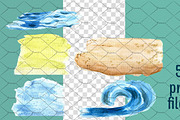 Ocean Whimsy Watercolor Wonders, an Illustration by Amarawolf's Art (Thumbnail 3 of 18)